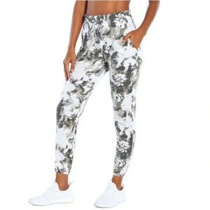 Vitality x Balance Gray White Tie-Dye Haze Weekender 27'' Pocket Joggers- 27101